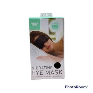 Sharper Image Black Vibrating Electric Eye Mask